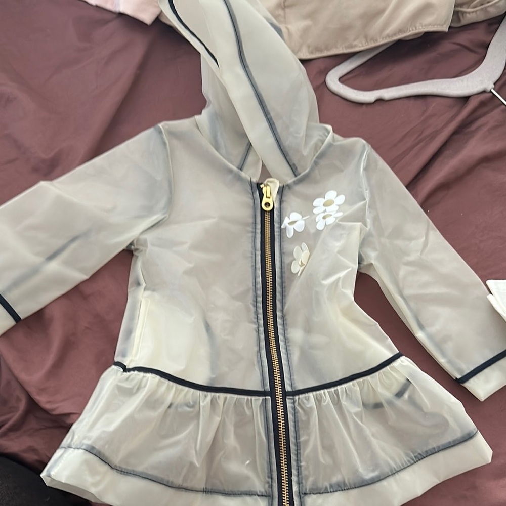 Marc Jacobs Transparent Raincoat with Black Trim